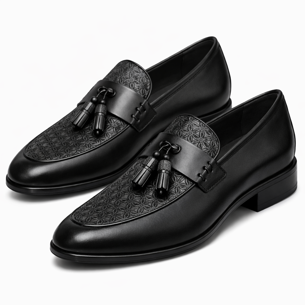 Montari Genuine Leather Tassel Shoes