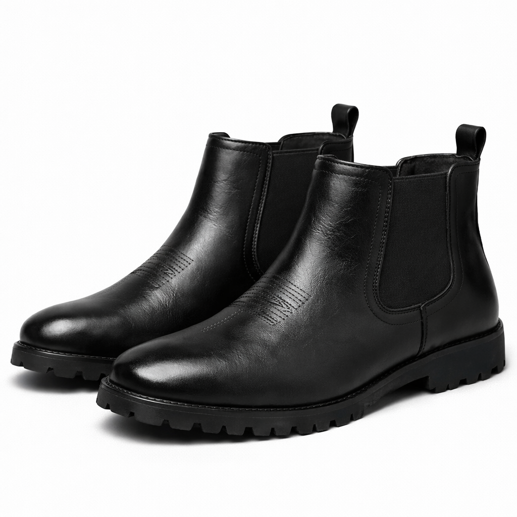 Montari Genuine Leather Chelsea Boots