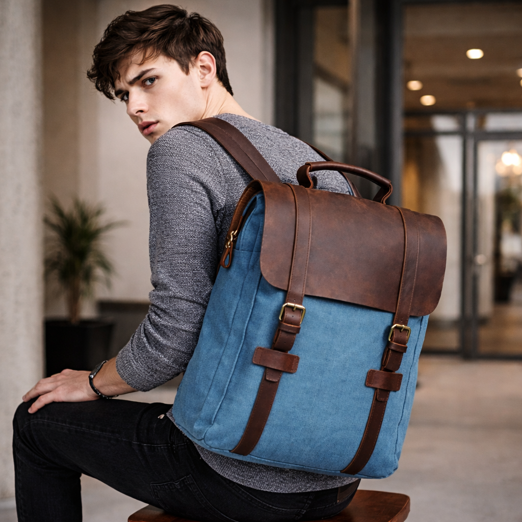 Halden Genuine Leather Backpack