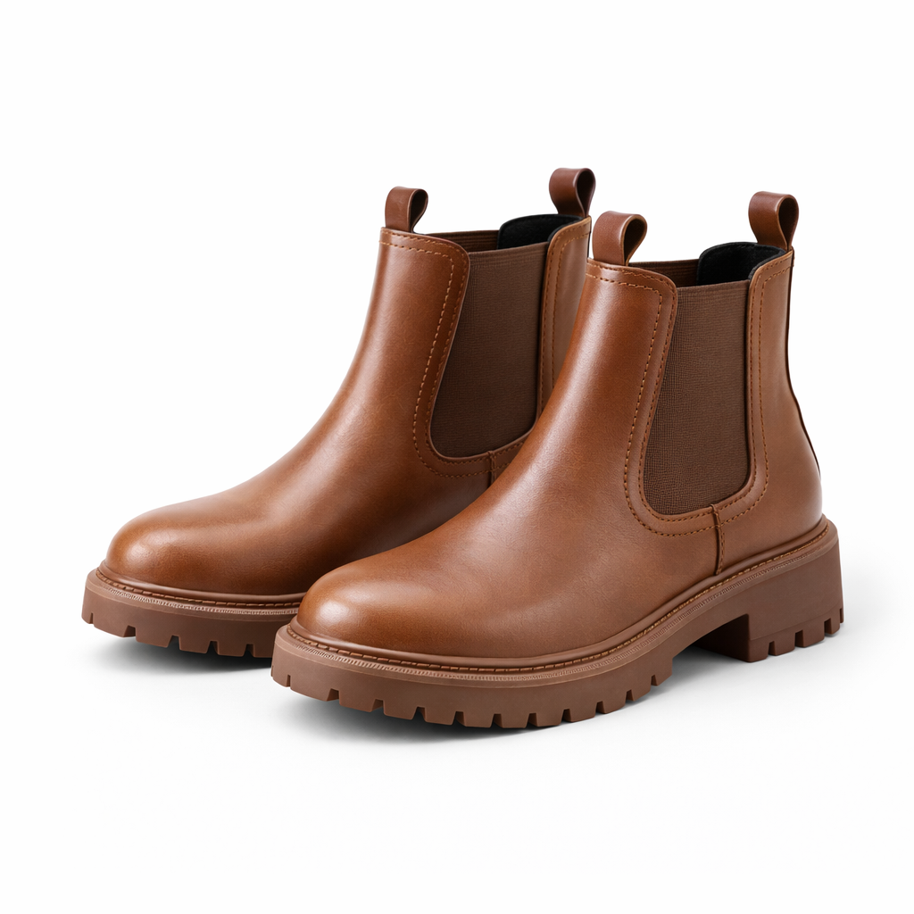 Savina Genuine Leather Chelsea Boots
