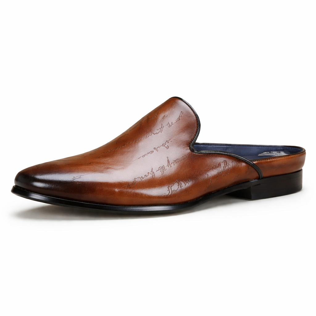 Montari Genuine Leather Slip-On Loafers