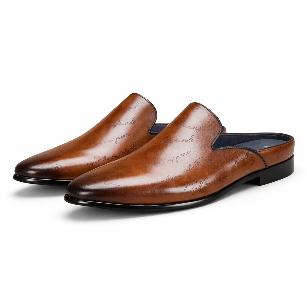 Montari Genuine Leather Slip-On Loafers