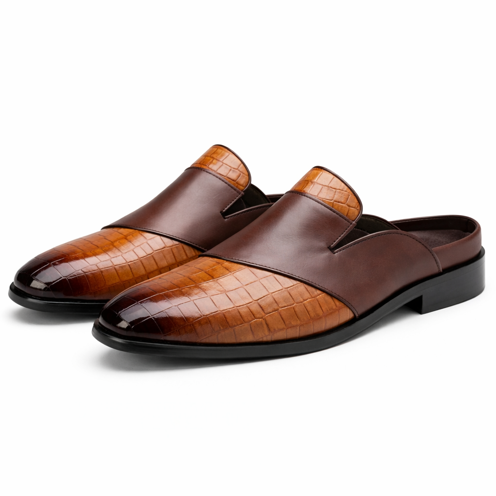Montari Genuine Leather Slip-On Loafers