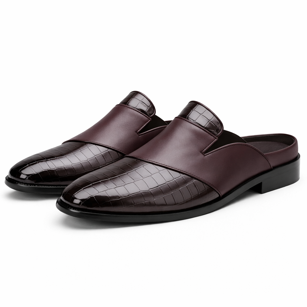 Montari Genuine Leather Slip-On Loafers
