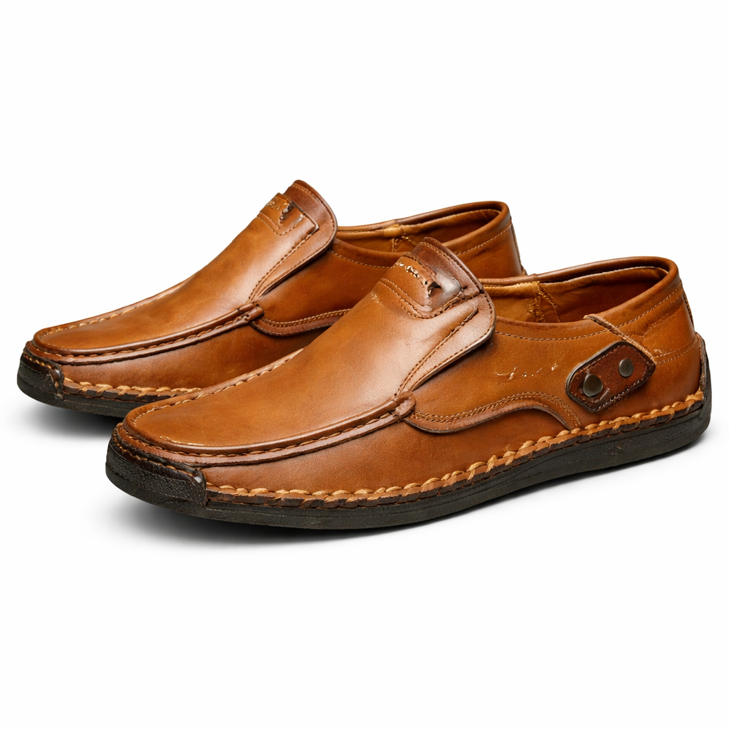 Halden Genuine Leather Slip-On Loafers