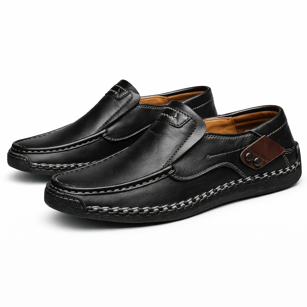 Halden Genuine Leather Slip-On Loafers