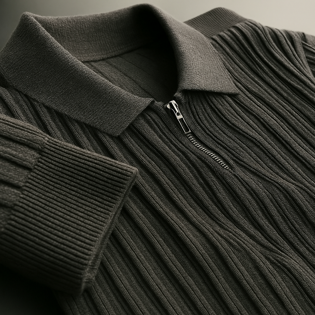 Camden Cotton Quarter-Zip Sweater