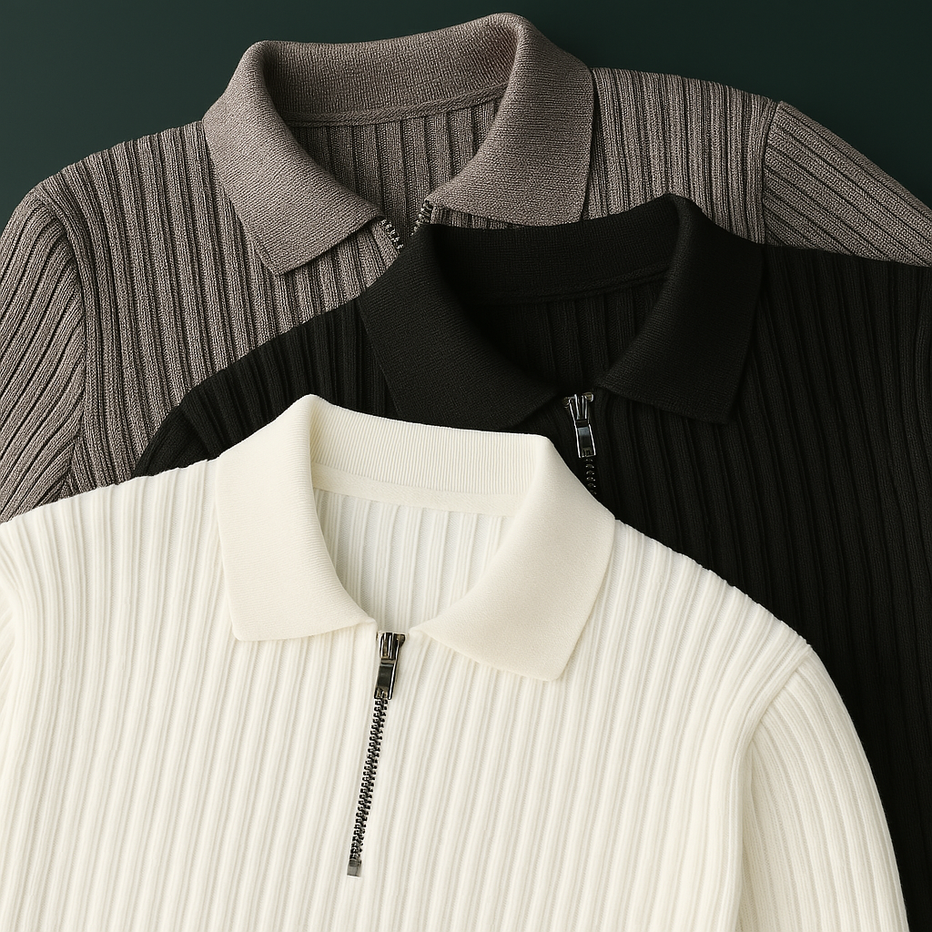 Camden Cotton Quarter-Zip Sweater