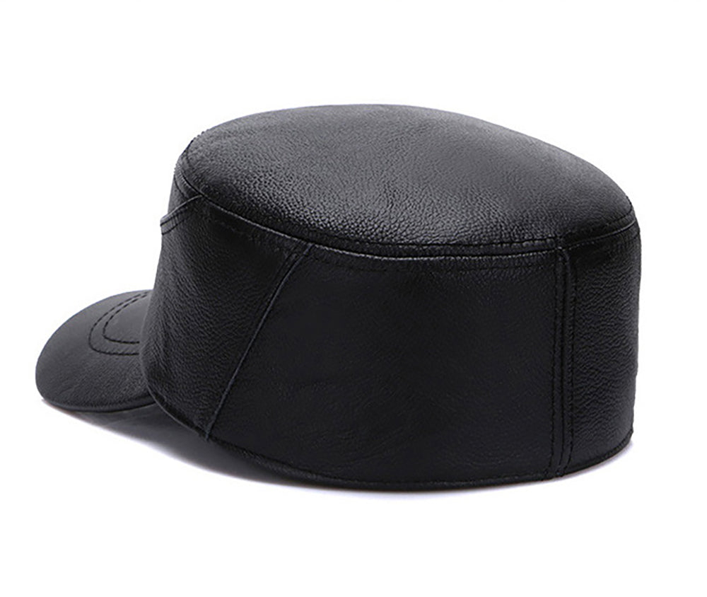 Montari Genuine Leather Cap