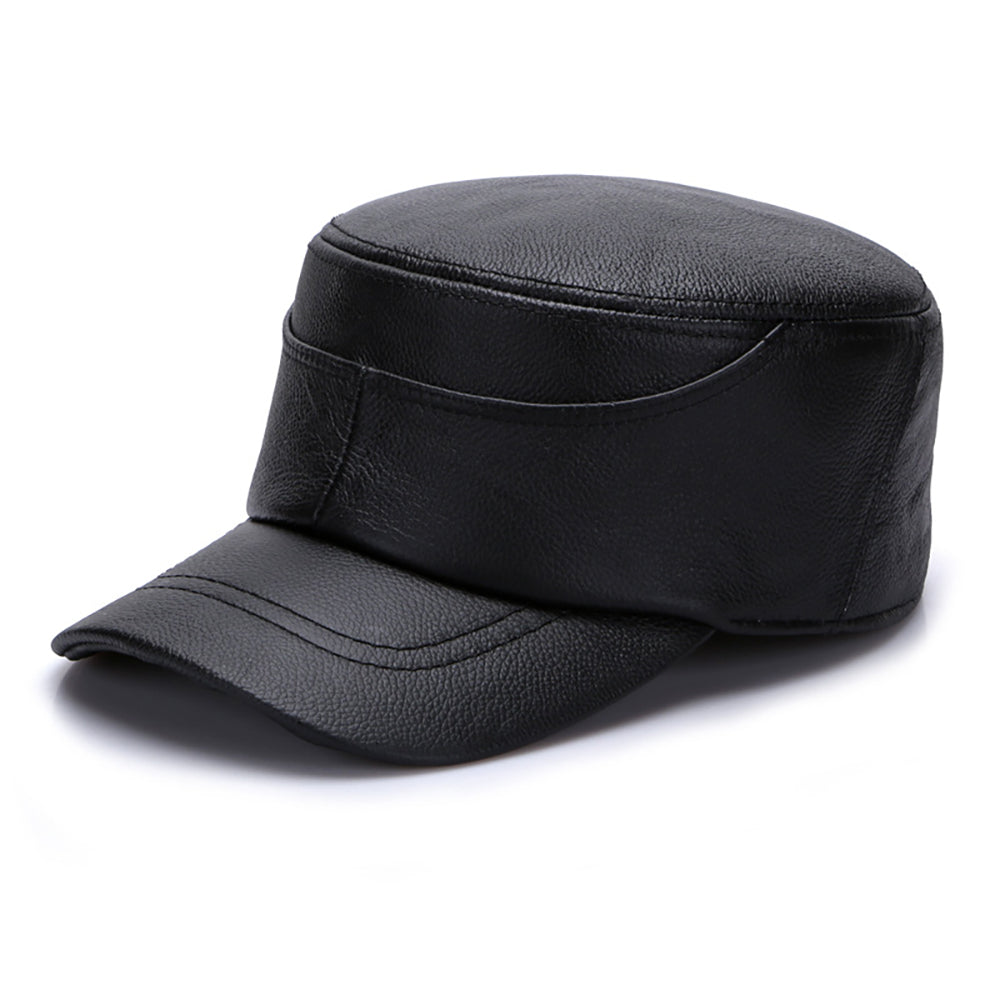Montari Genuine Leather Cap
