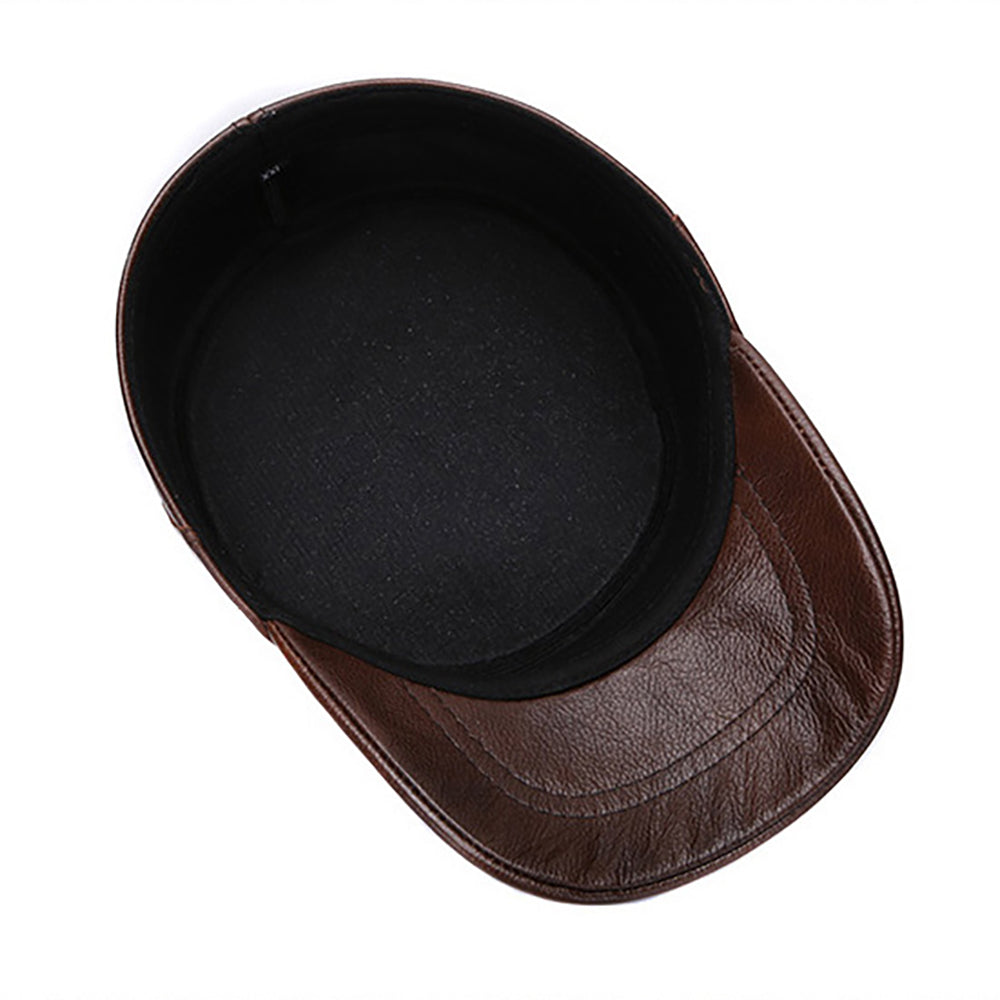 Montari Genuine Leather Cap