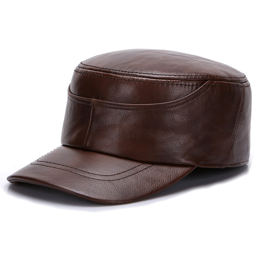 Montari Genuine Leather Cap