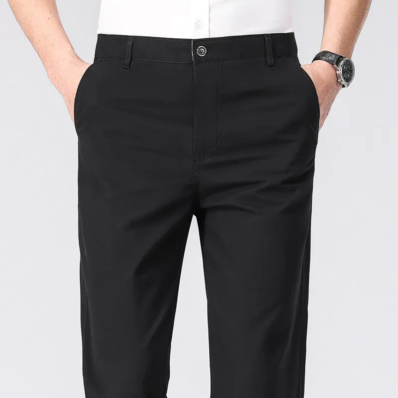 Montari Slim-Fit Cotton Pants