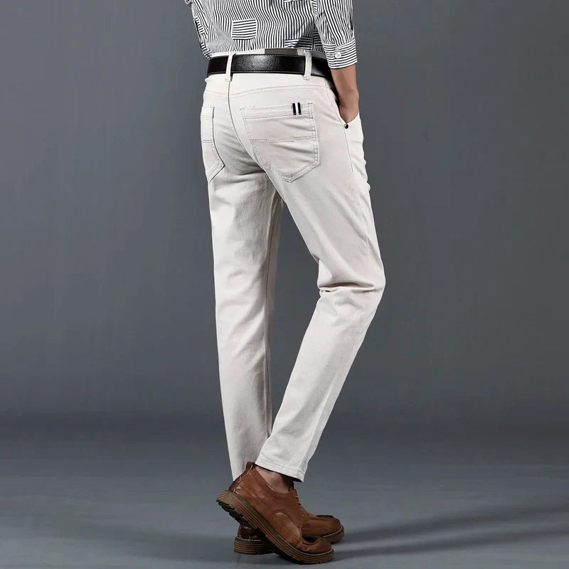 Montari Slim Fit Cotton Pants