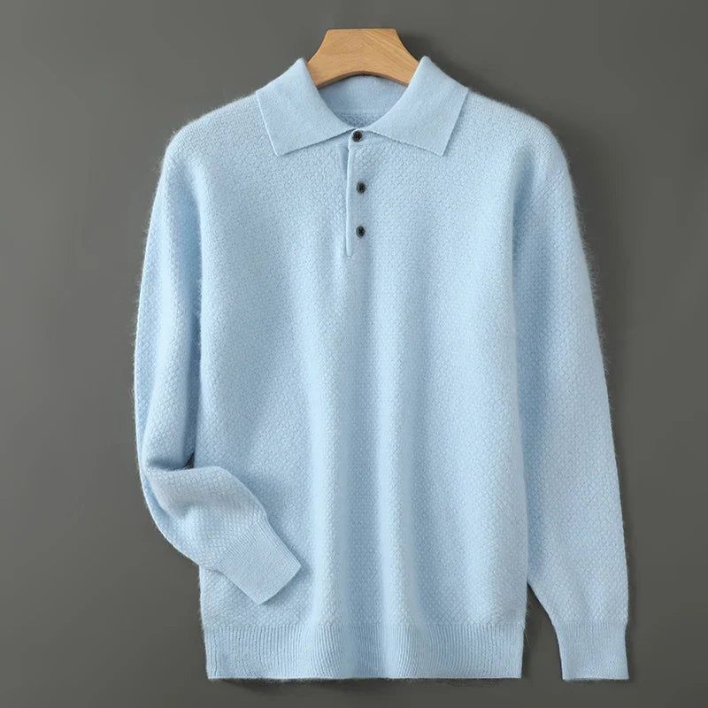 Vestori Cashmere Button-Up Sweater