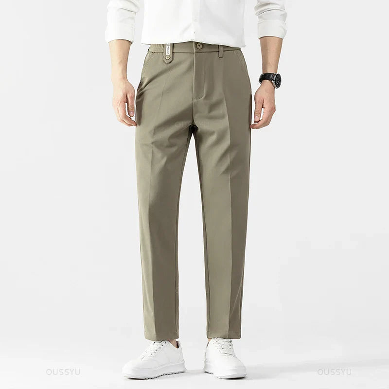 Montari Slim-Fit Dress Pants