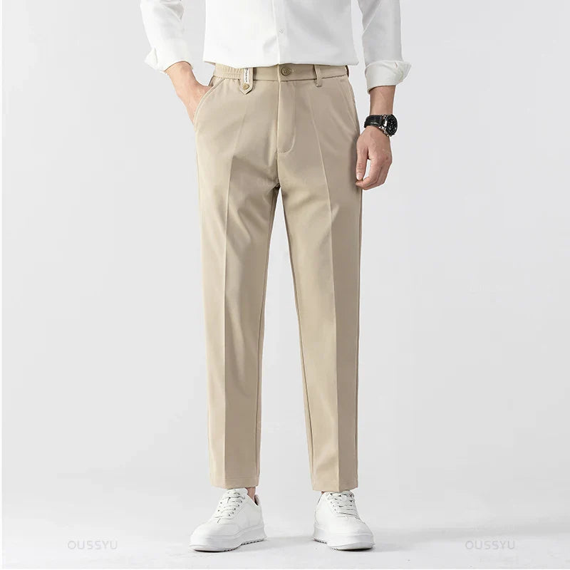 Montari Slim-Fit Dress Pants
