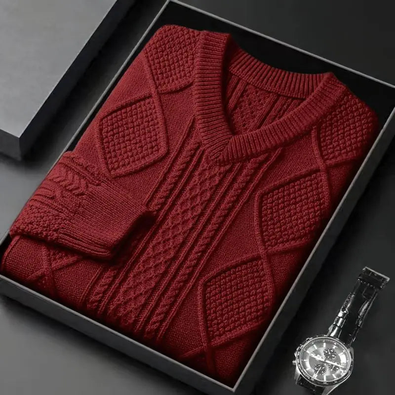 Montari Wool Cable-Knit Sweater