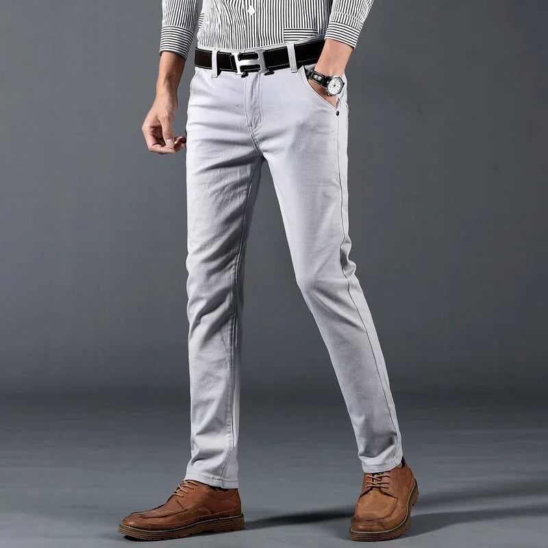 Montari Slim Fit Cotton Pants
