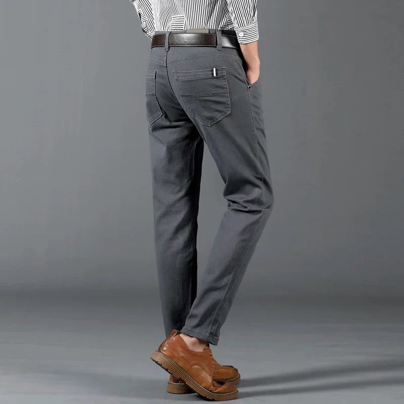 Montari Slim Fit Cotton Pants