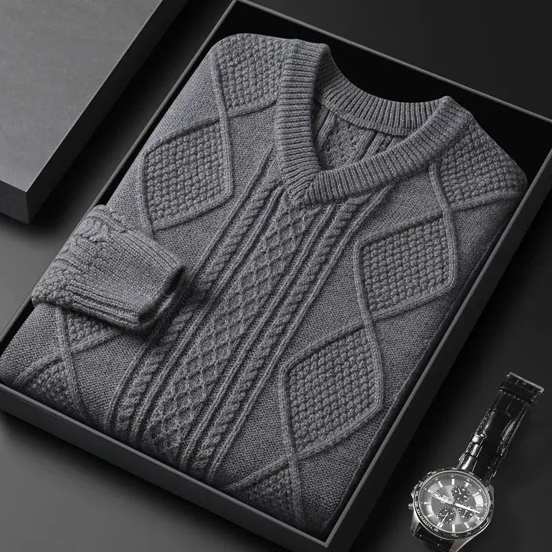 Montari Wool Cable-Knit Sweater