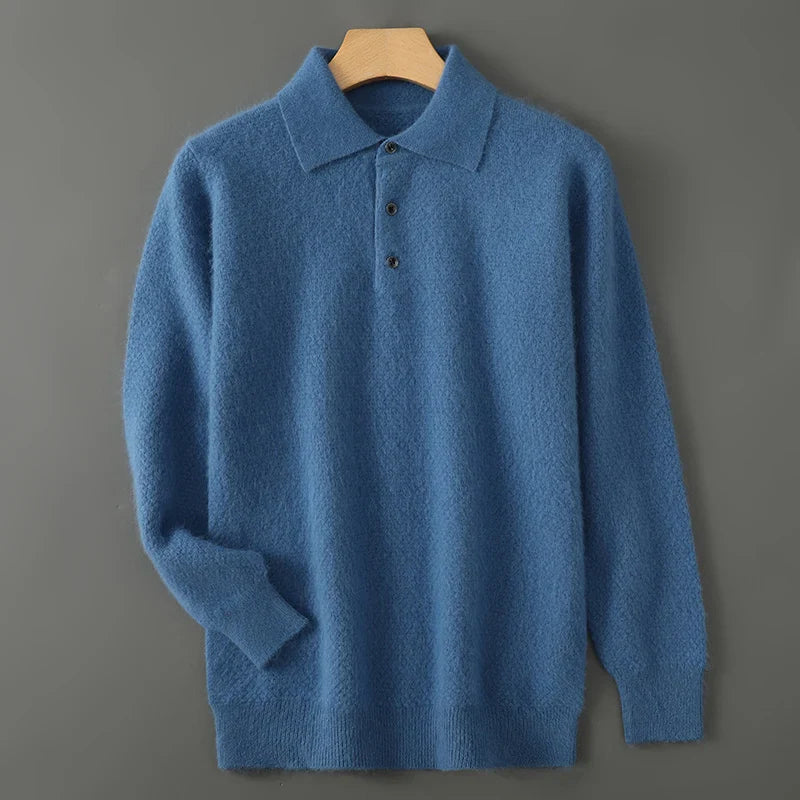 Vestori Cashmere Button-Up Sweater