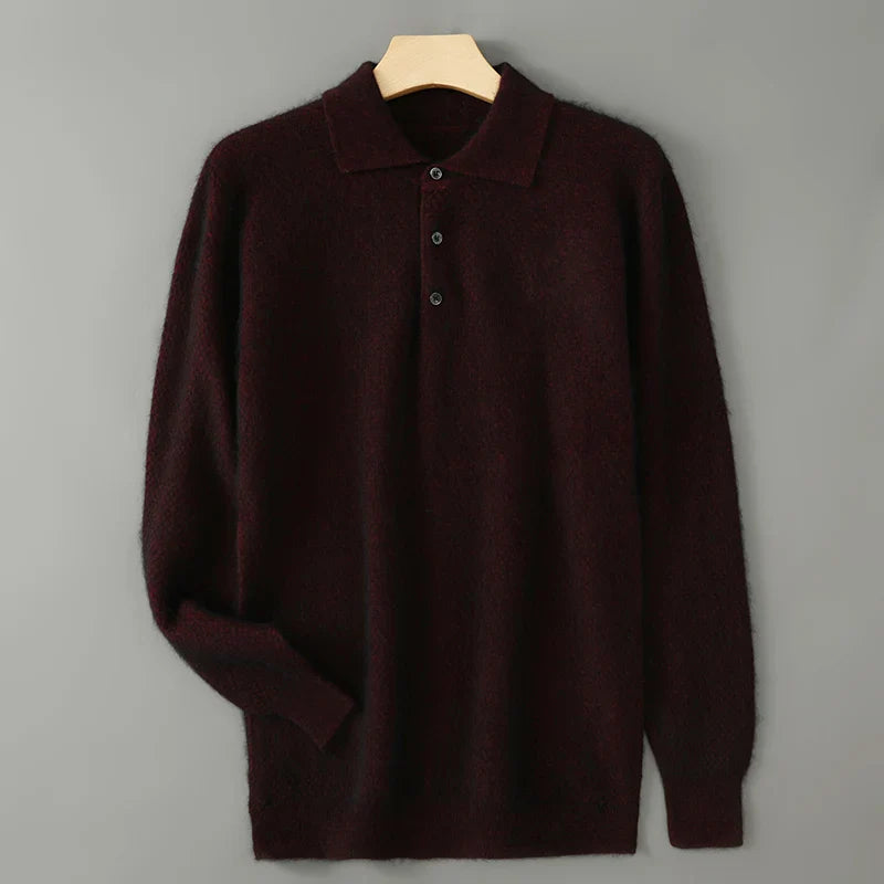 Vestori Cashmere Button-Up Sweater