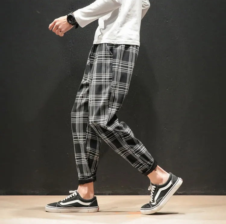 Harrison Cotton Plaid Pants