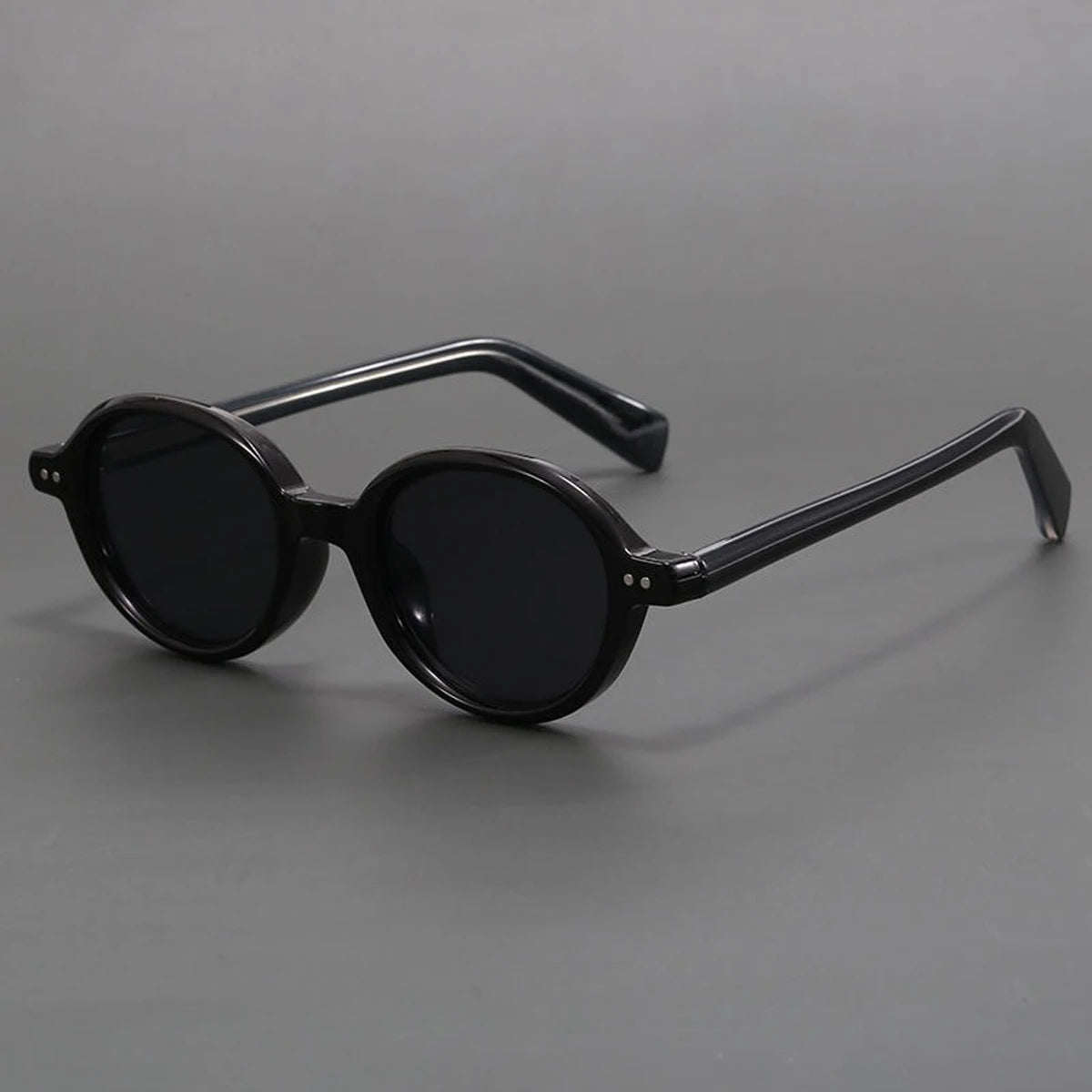 Men's Round Frame UV400 Sunglasses
