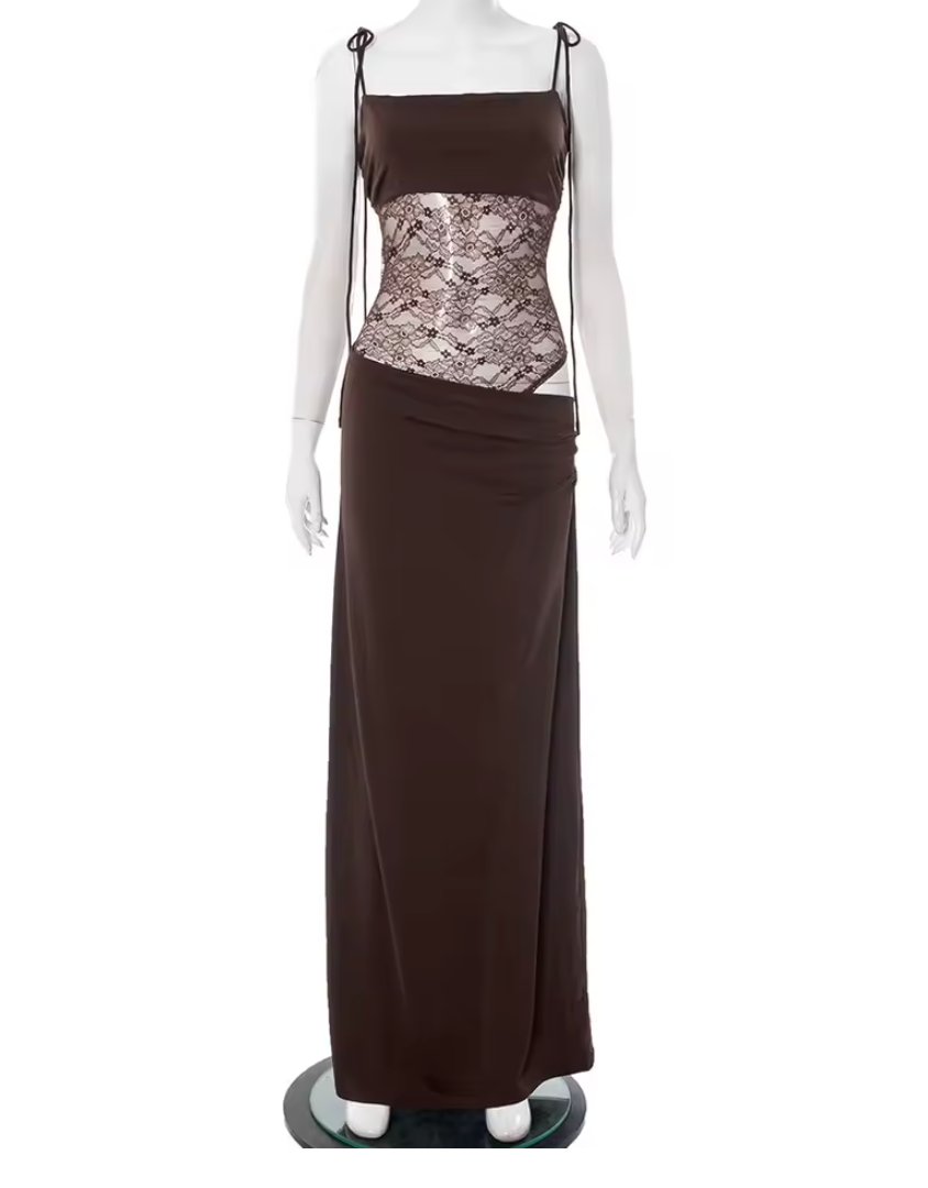 Lace Maxi Dress – Women's Evening Dress