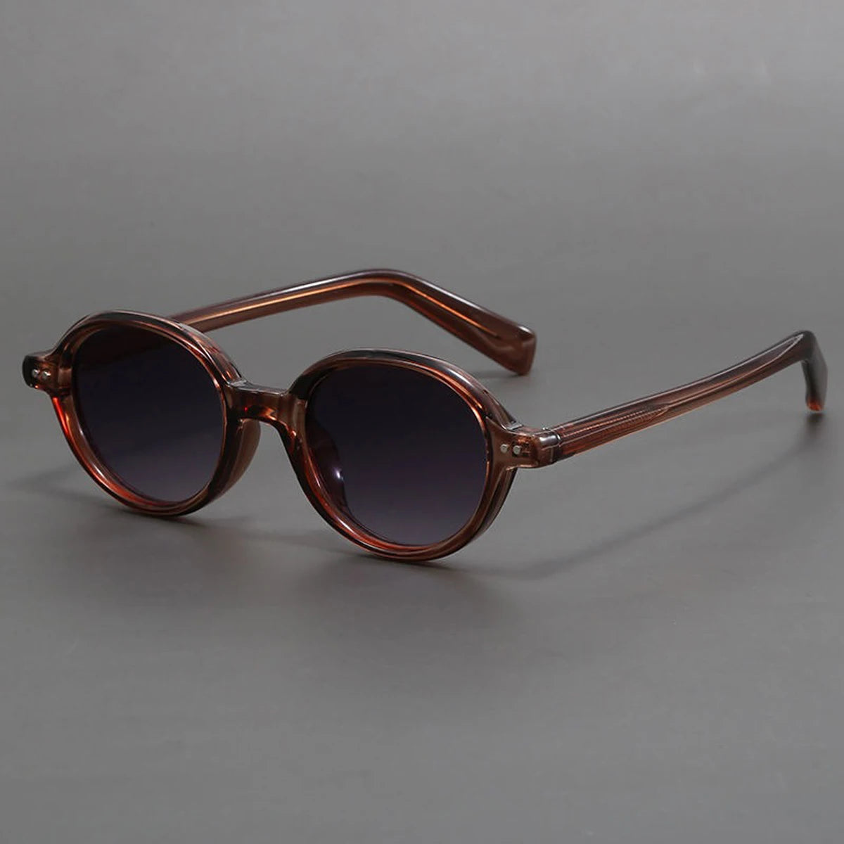 Men's Round Frame UV400 Sunglasses