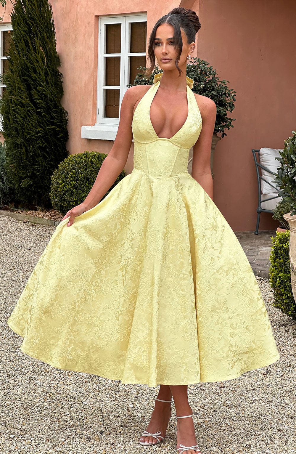 Embellished Midi Dress – Women's Cocktail Dress