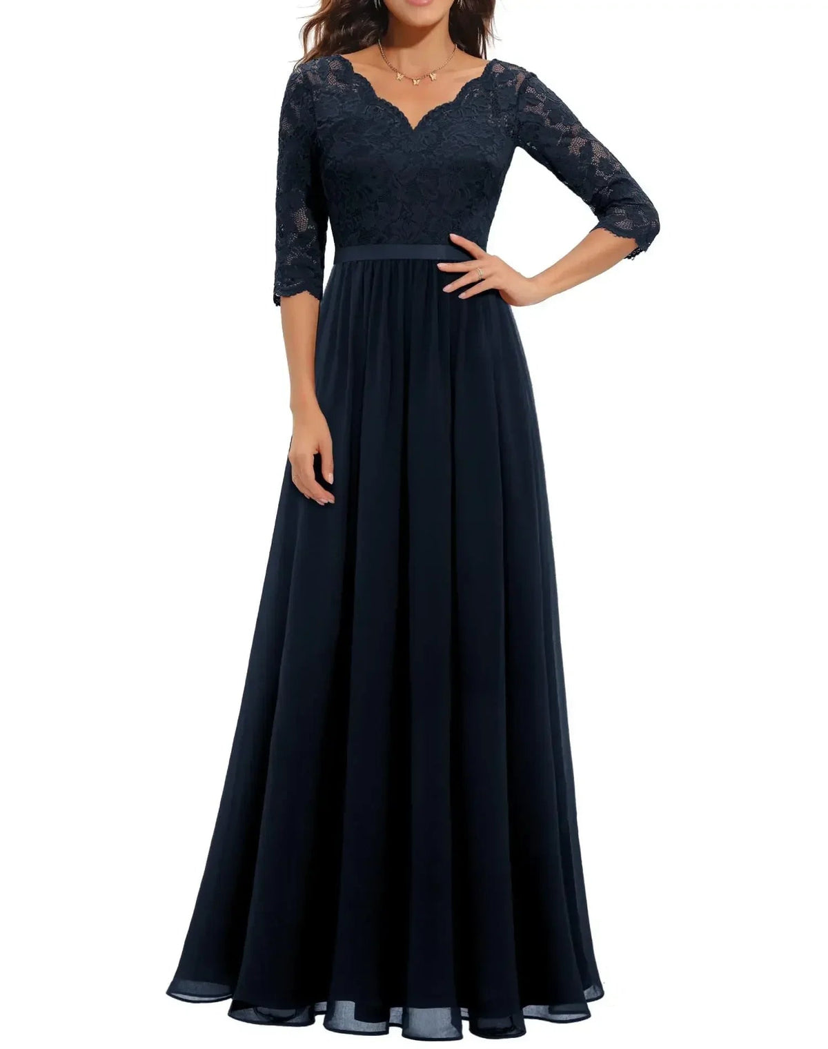 Lace Maxi Dress – Women's Evening Dress