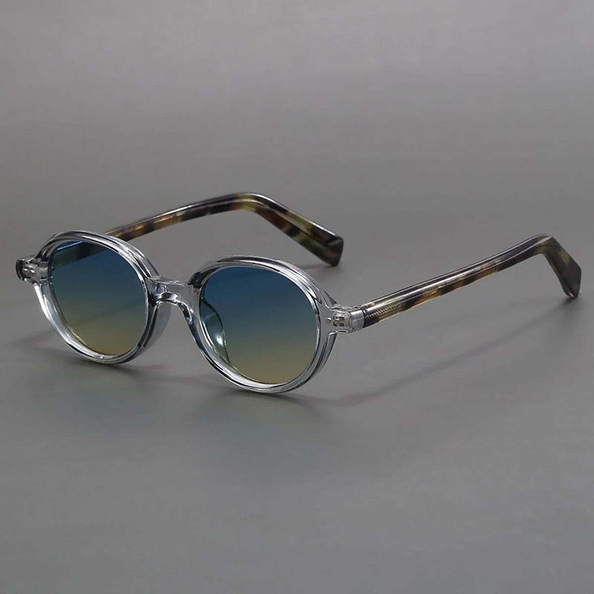 Men's Round Frame UV400 Sunglasses