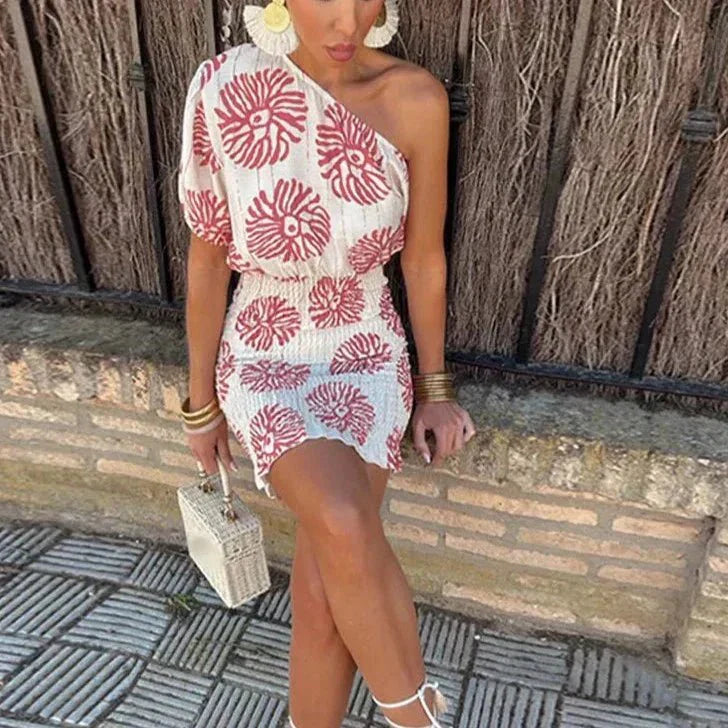 Floral Mini Dress – Women's Summer Dress