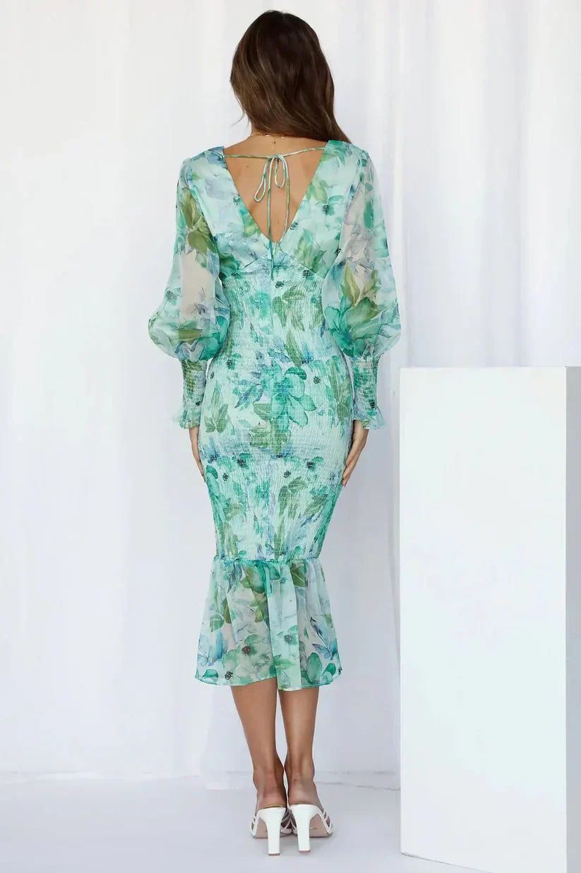Floral Maxi Dress – Women's Evening Dress
