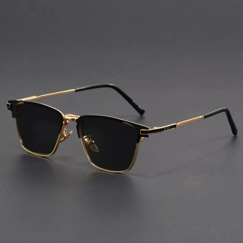 Verano UV400 Metal Frame Geometric Sunglasses