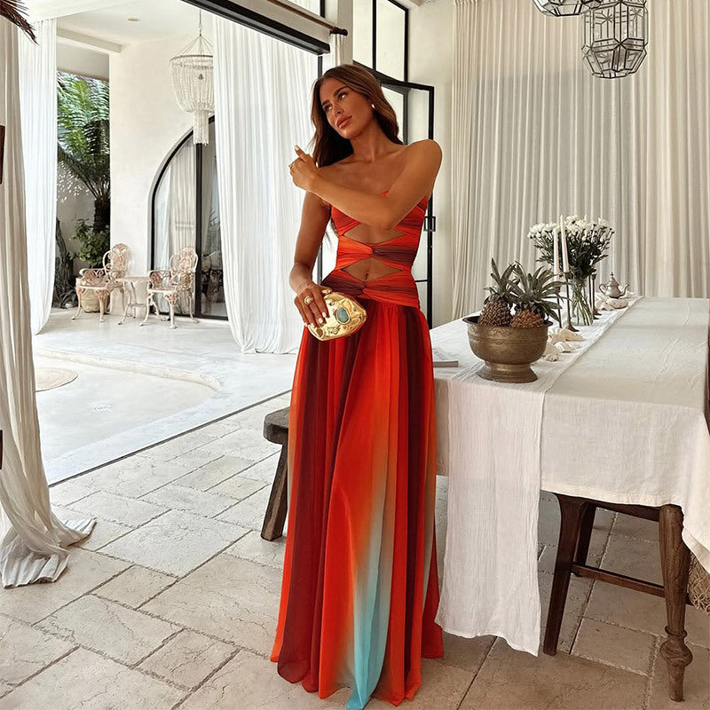 Ombre Maxi Dress – Women's Evening Dress
