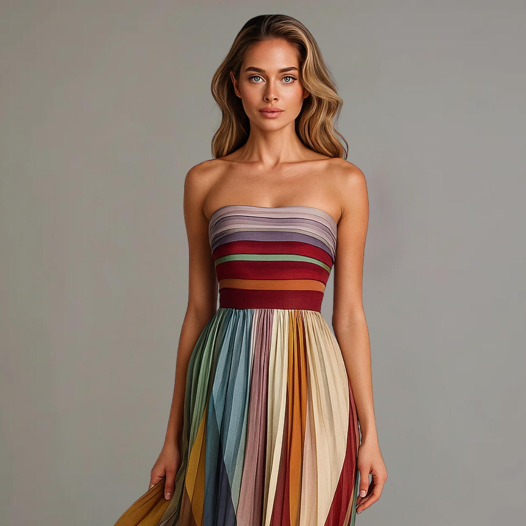 Strapless Maxi Dress – Women's Holiday Dress | Judith