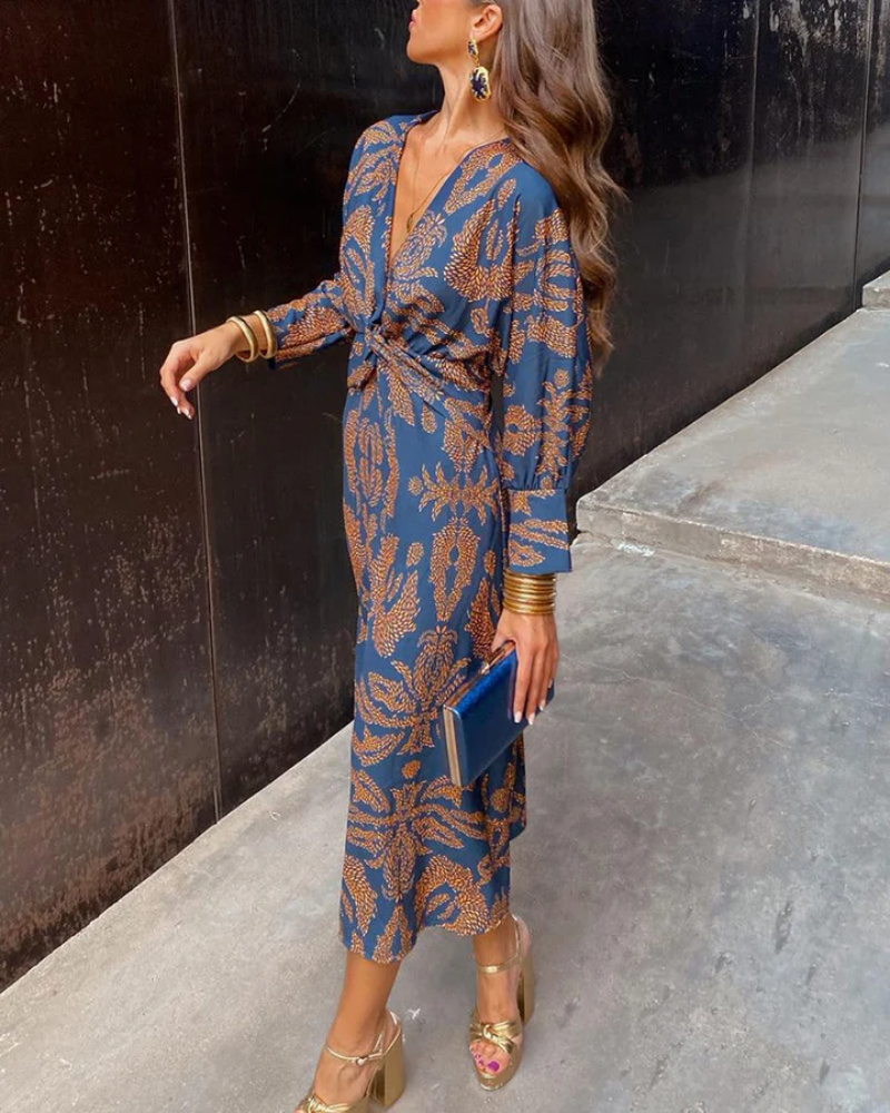 Long Sleeve Maxi Dress – Women's Formal Evening Dress