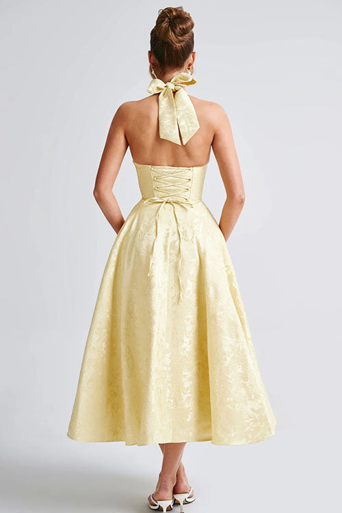 Jacquard Maxi Dress – Women's Wedding Guest Dress