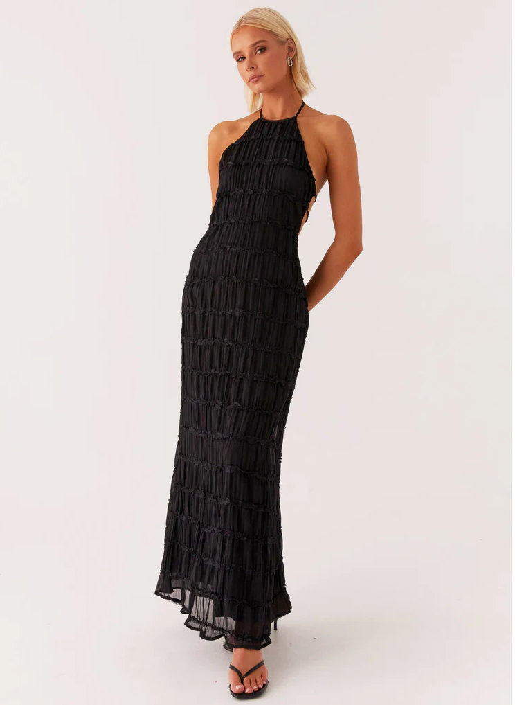 Halter Maxi Dress – Women's Evening Dress