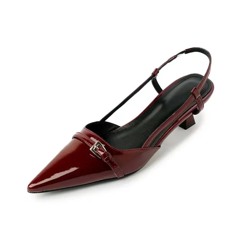 Women's Pointed-Toe Slingback Heels