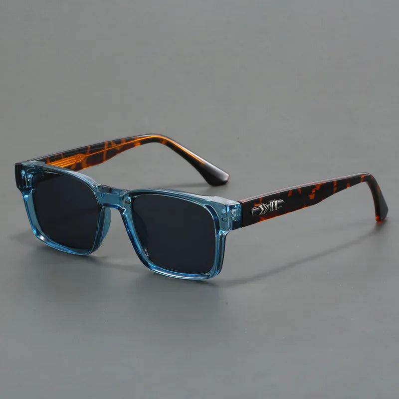 Men's Rectangular UV400 Sunglasses