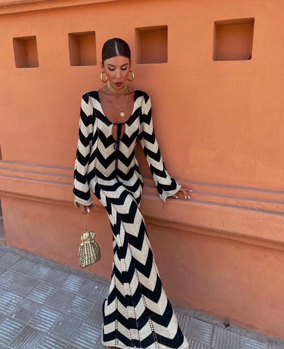 Textured Maxi Dress – Women's Summer Dress