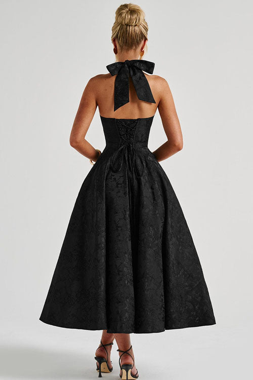 Jacquard Maxi Dress – Women's Wedding Guest Dress