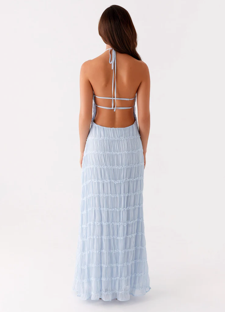 Halter Maxi Dress – Women's Evening Dress