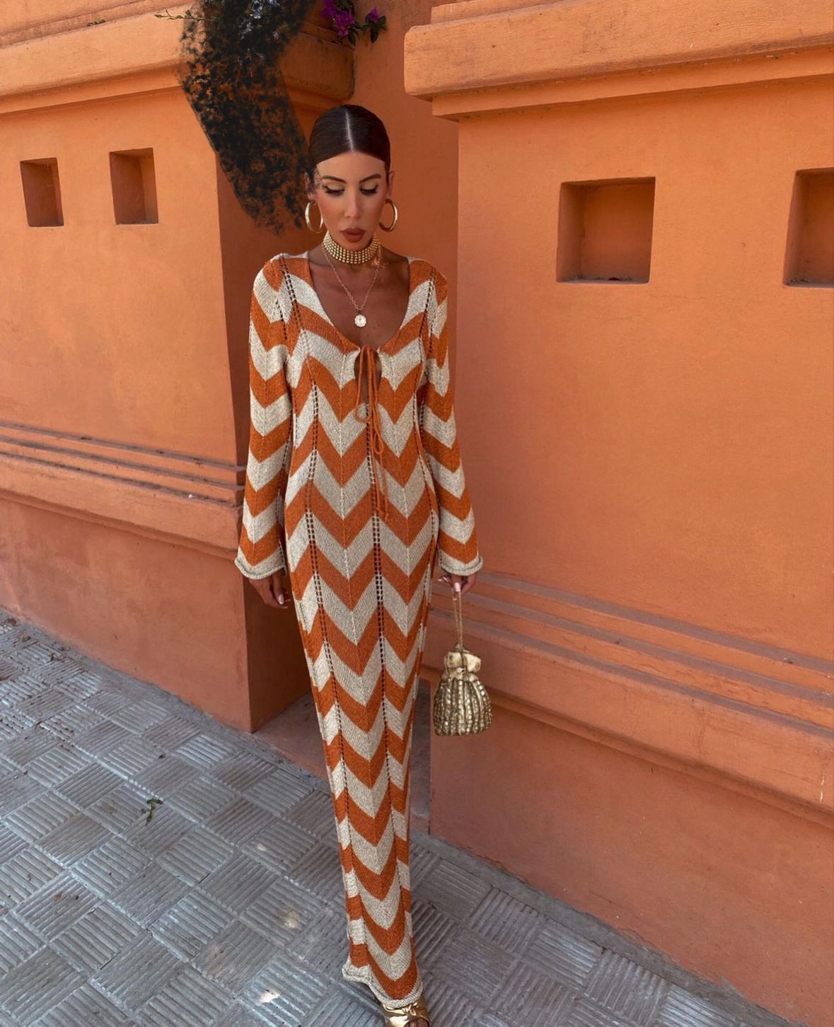 Textured Maxi Dress – Women's Summer Dress