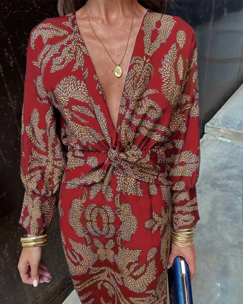 Long Sleeve Maxi Dress – Women's Formal Evening Dress