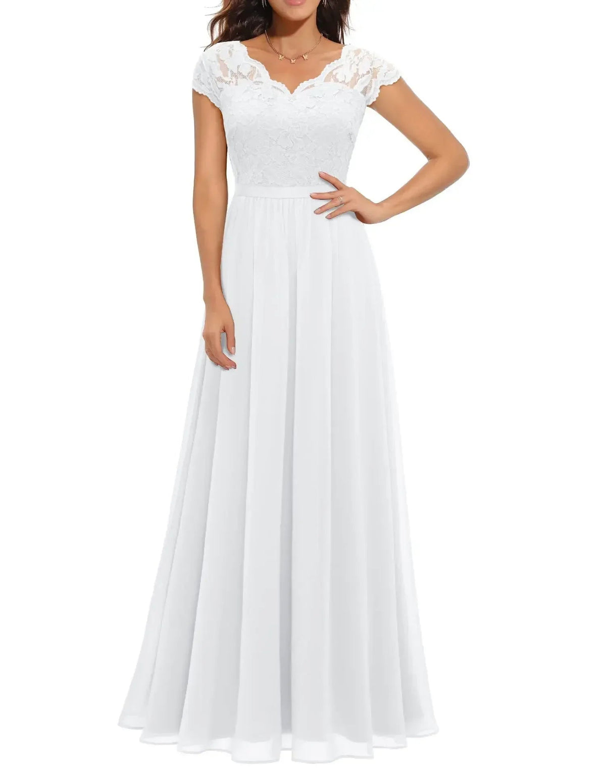 Lace Maxi Dress – Women's Evening Dress